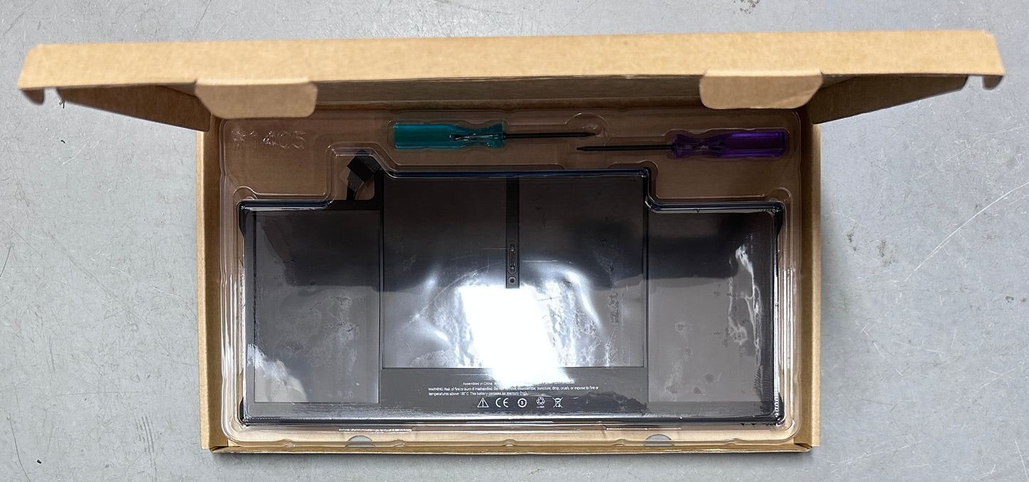 Genuine A1377 A1405 A1496 Laptop Battery Compatible with MacBook Air 13 inch A1466 (Early 2015, Early 2014, Mid 2013, Mid 2012, Mid 2011, 2017) A1369 (Mid 2011, Late 2010) MJVE2LL/A MJVG2LL/A MC504 54.4Wh