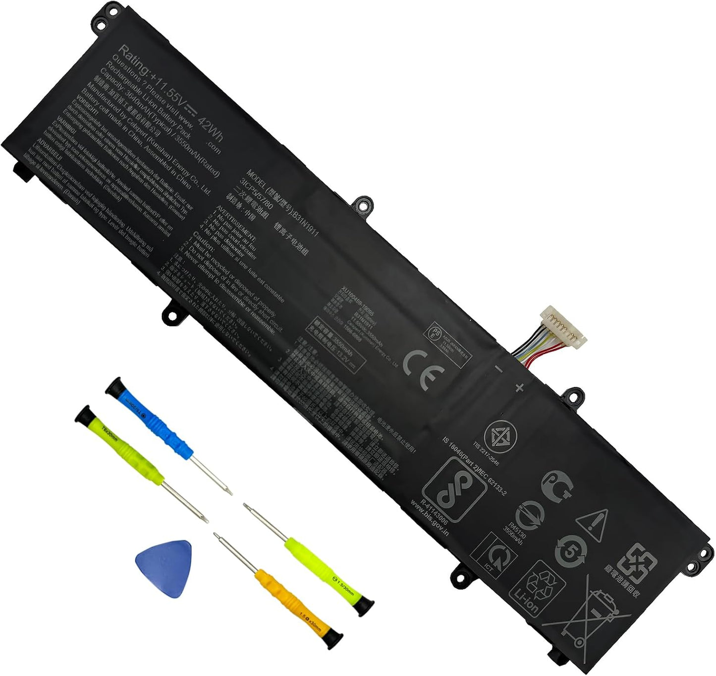 Genuine B31N1911 Battery for ASUS VivoBook Flip K413 K413EA K413EP K413EQ K413FA K413FQ K413JA S433EA S433FA X413EA X413JA TP420 TM420 TP470 TM420UA TM420IA TP420UA TP420IA TP470E TP470EA TP470EZ