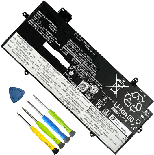 L20C4P71 Laptop Battery Replacement for Lenovo ThinkPad X1 Carbon 9th 10th 11th Gen/ThinkPad X1 Yoga 6th 7th 8th Gen/ThinkPad X1 Carbon 2021 2022 Series L20M4P71 L20L4P71 L20D4P71 SB10T83217