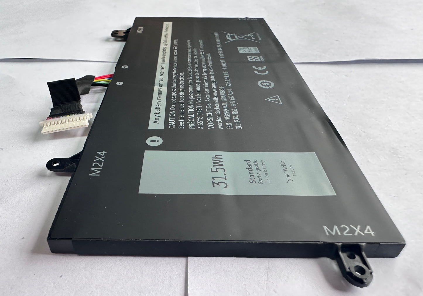 J0PGR 0J0PGR JOPGR 1WND8 X16TW 0X16TW 0FTH6F FTH6F Laptop Battery Replacement for Dell Latitude 12 5285 5290 2-in-1 T17G Tablet Series Notebook (7.6V 42Wh)