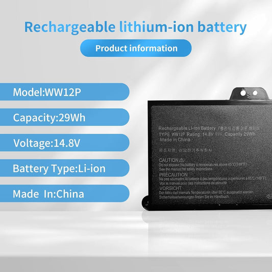 WW12P 9YXN1 TR2F1 Laptop Battery for Dell Inspiron Duo 1090 Tablet PC Convertible（14.8V 29Wh）