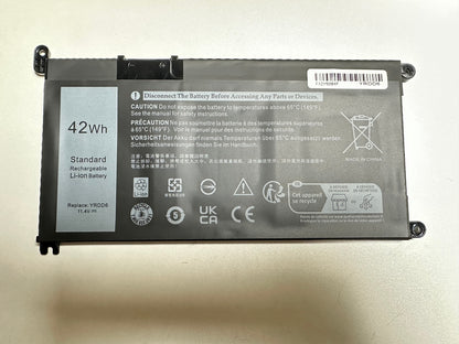 11.4V 42WH YRDD6 Battery for Dell Inspiron 5591 7586 5491 5481 5482 5485 3310 2-in-1 15 3582 3583 3593 3584 5590 5593 5594 5585 5598 14 3493 5493 5480 3793 Vostro 3491 5481 5581 5490 5590 0YRDD6 01VX1H 0VM732