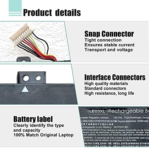 RE03XL L32656-005 Laptop Battery Replacement for HP ProBook 450 G6 450 G7 440 G6 430 445 455R G6 430 440 445 G7 Serie for hp probook 450 g6 Battery