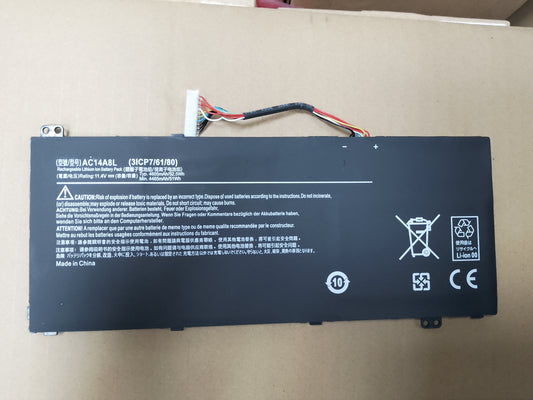 AC14A8L Replacement Laptop Battery Compatible with Acer V15 Nitro Aspire VN7-571 VN7-591 VN7-571G VN7-791G VN7-791 Series AC14A8L 3ICP7/61/80-11.4V 52.5Wh